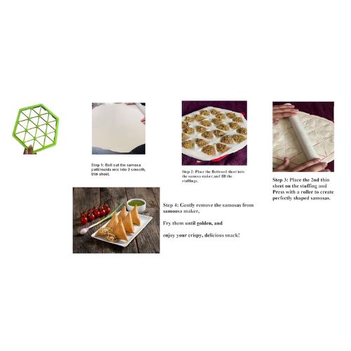 Samosa Maker (Makes 24 Samosas)- Easy Samosa Press Mould