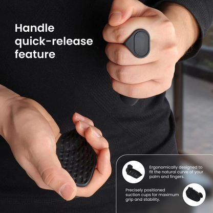Anti-Slip Ergonomic Hand Grips - Black