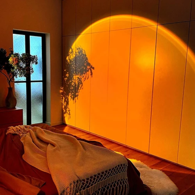 LumaSphere™ Premium 16-Color Ambient Glow Projector with Remote Control