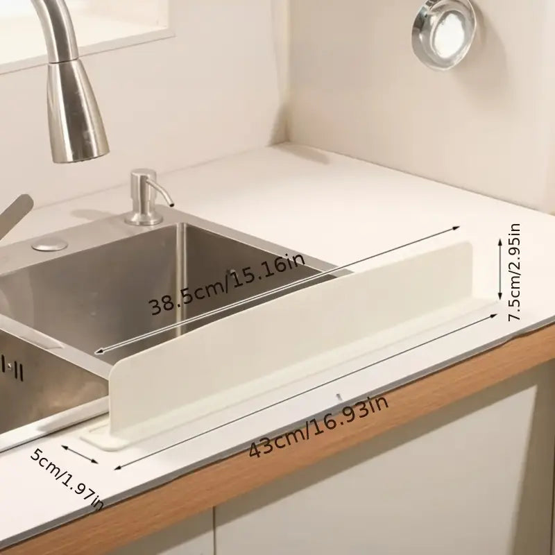 Silicone Anti-Splash Sink Edge Guard (Buy 1 Get 1 Free)