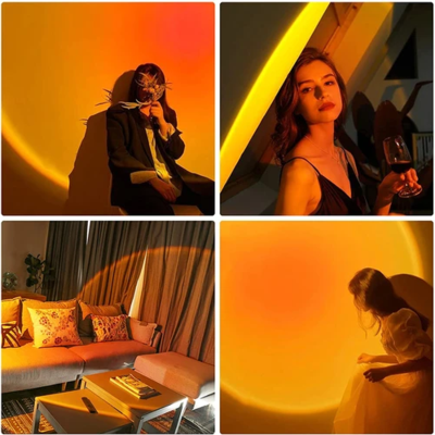 LumaSphere™ Premium 16-Color Ambient Glow Projector with Remote Control