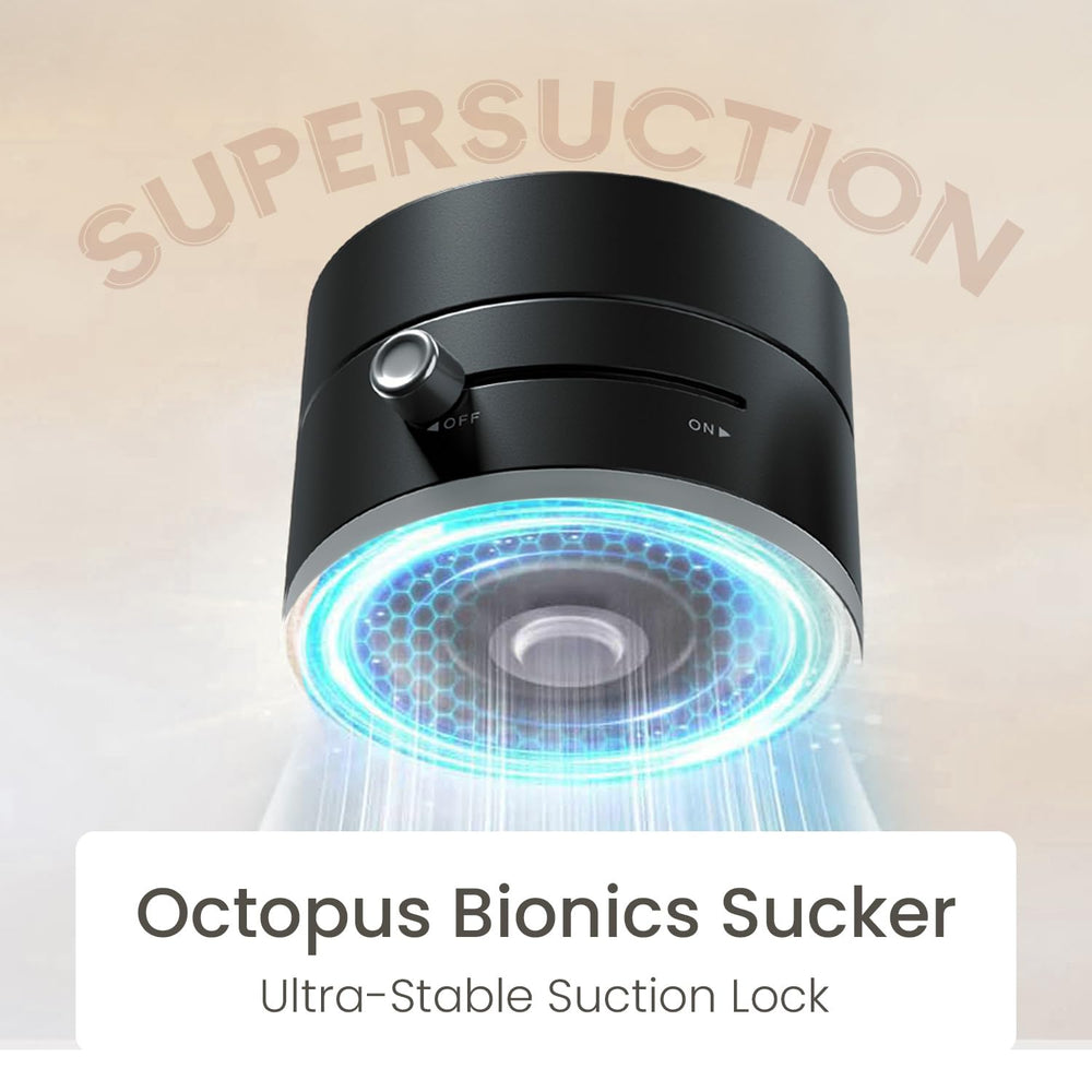 Vacuum suction phone holder base