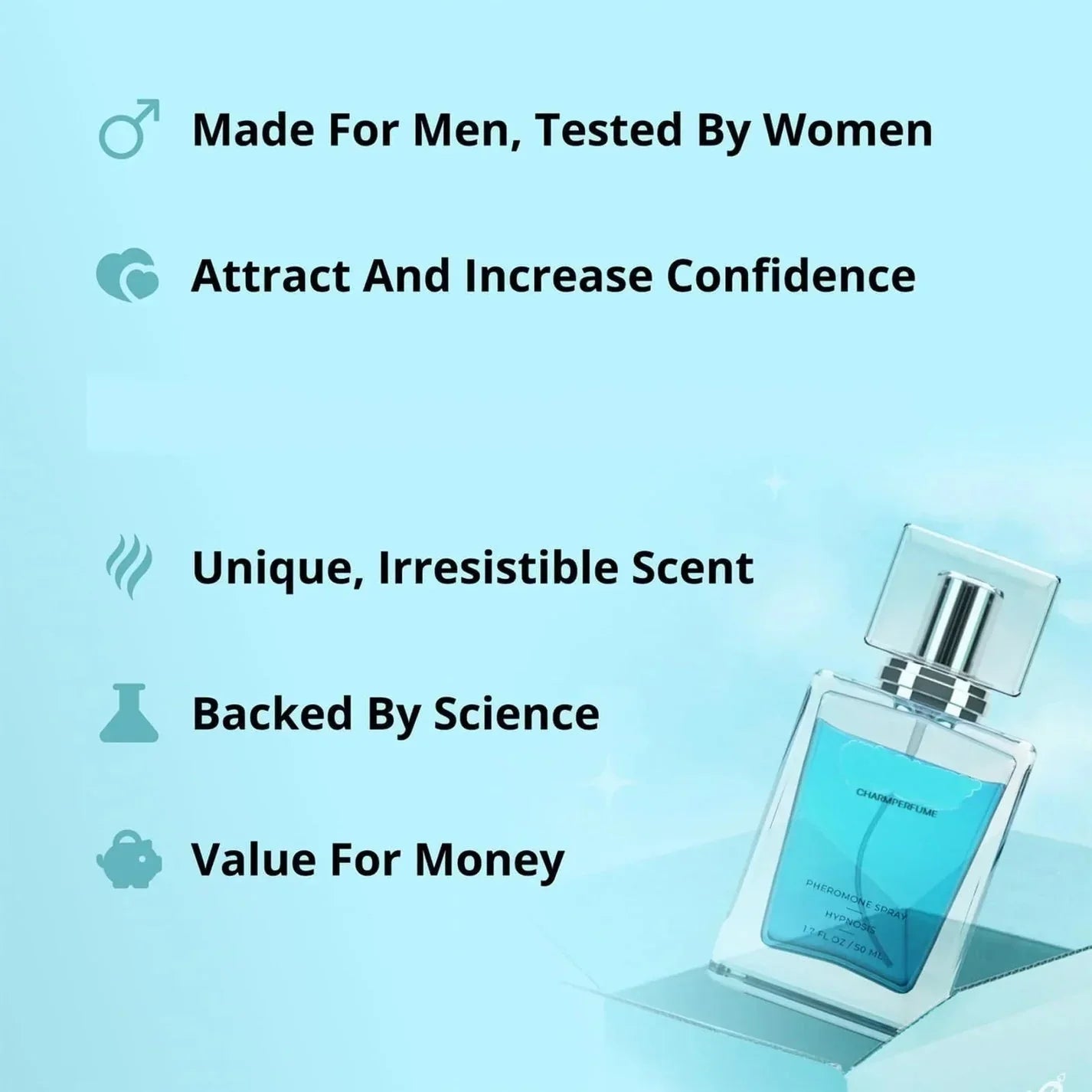 Cupid® Pheromone Cologne For Men | Imported From USA