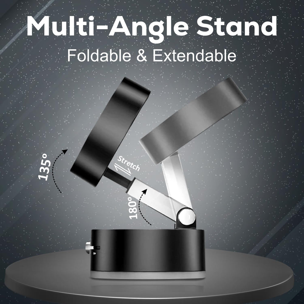 Foldable compact magnetic phone stand