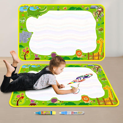 Water Doodle Mat for Kids With 2 Pens (70cm x 50cm)