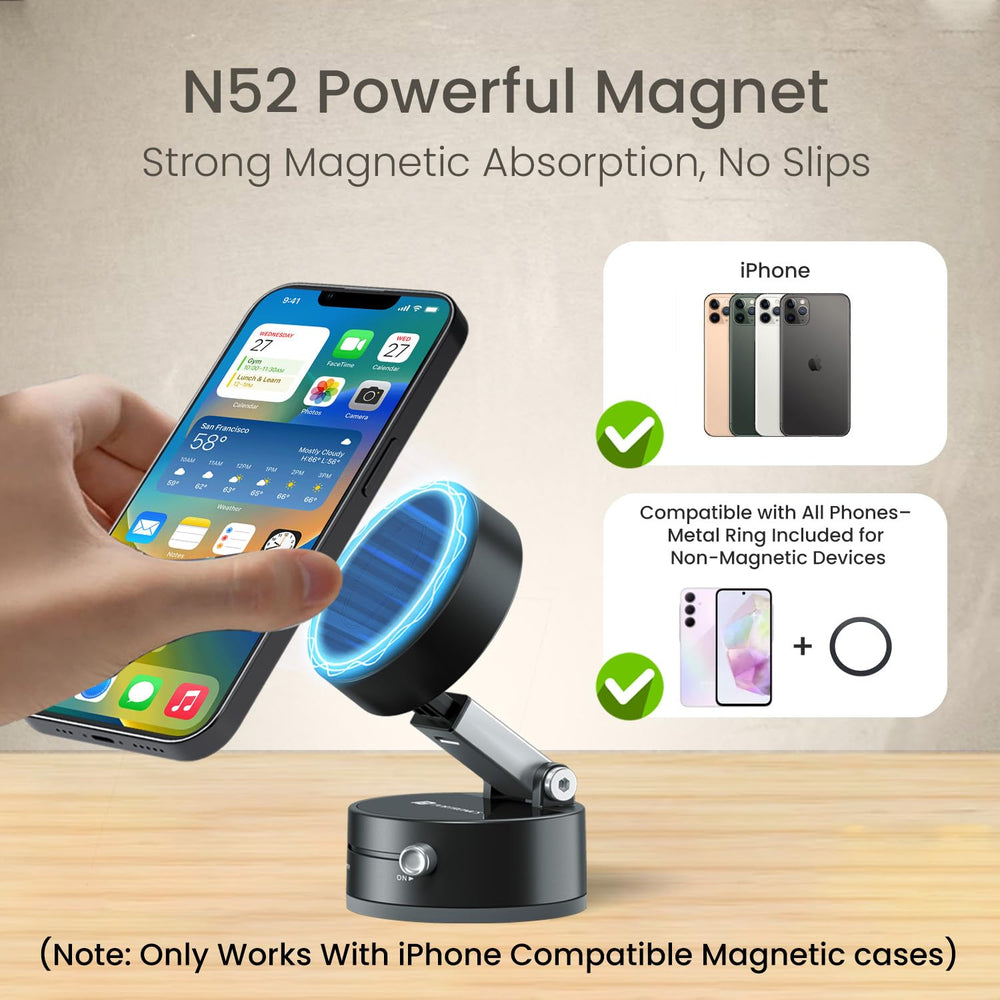 Phone holder use on smooth surface