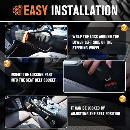 SteerShield™ Anti-Theft Chain Steering Lock