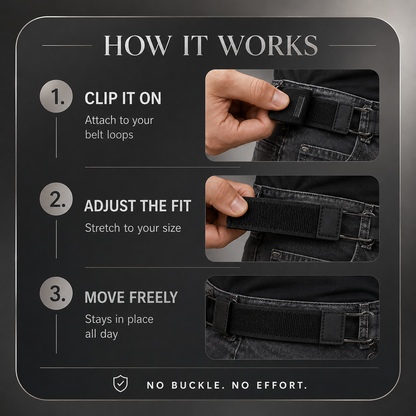 ZeroBuckle™ Tactical Elastic Belt (Pack of 2)