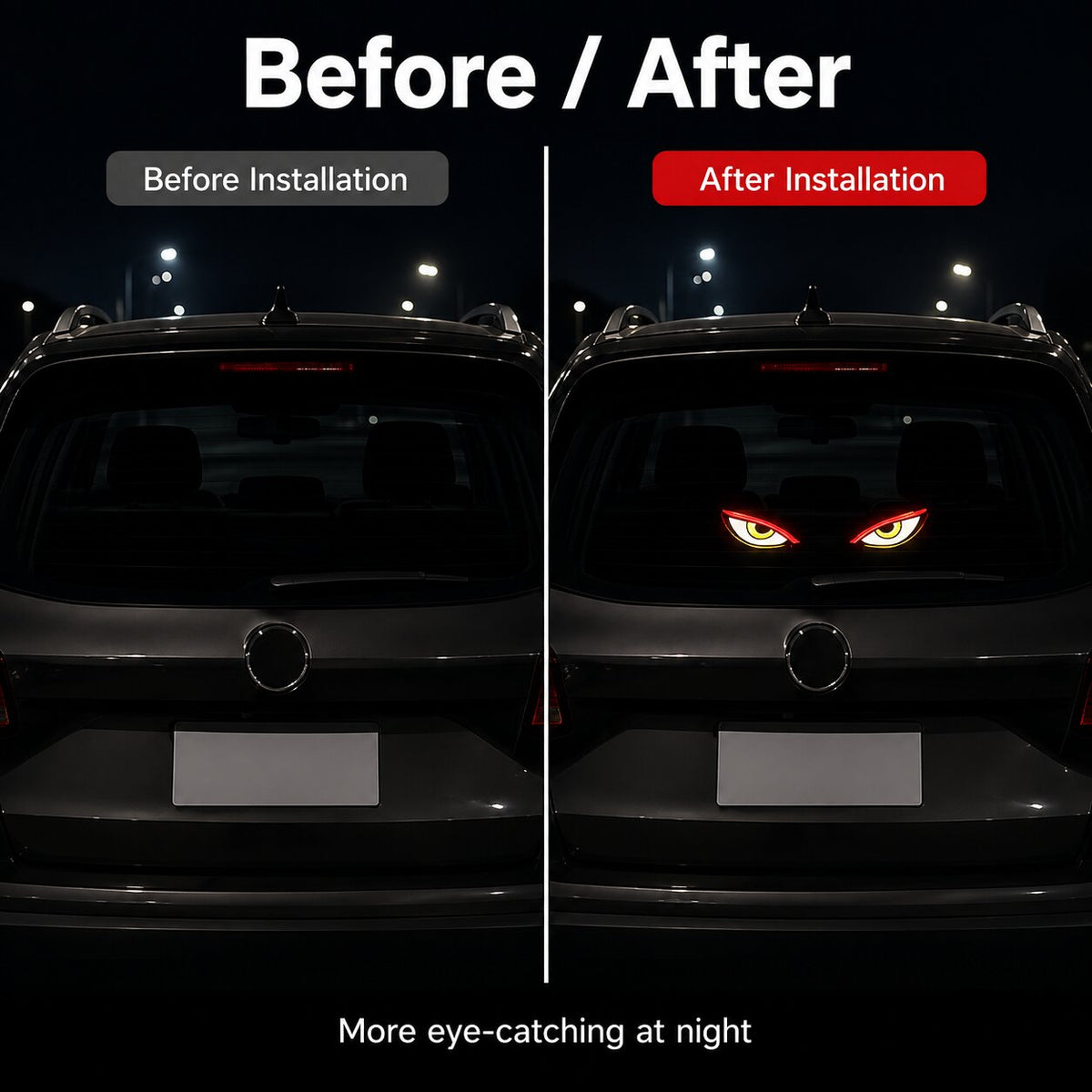 Devil Eye Solar Car LED Light