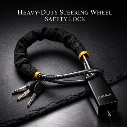 SteerShield™ Heavy-Duty Steering Wheel Safety Lock