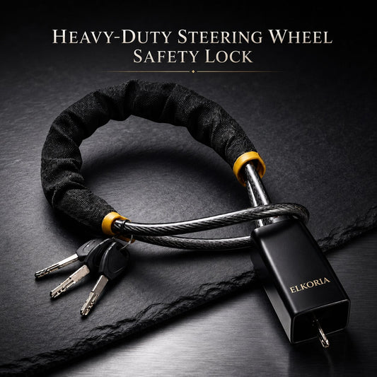 SteerShield™ Heavy-Duty Steering Wheel Safety Lock