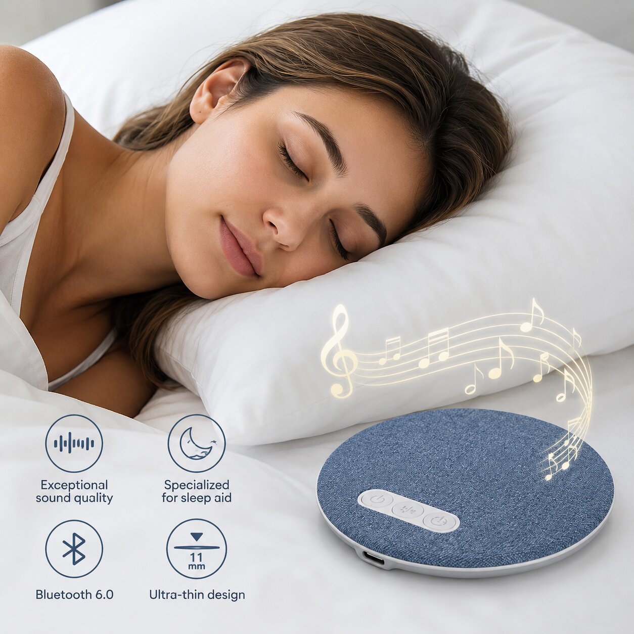 Under Pillow Bluetooth Speaker