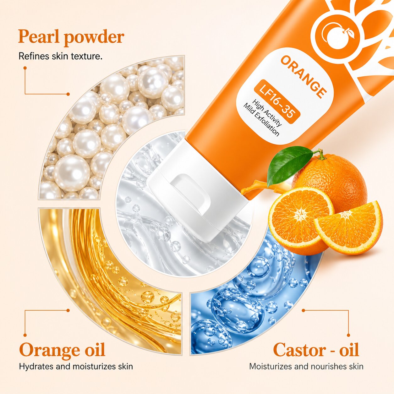Orange Enzymes Exfoliating Brightening Gel
