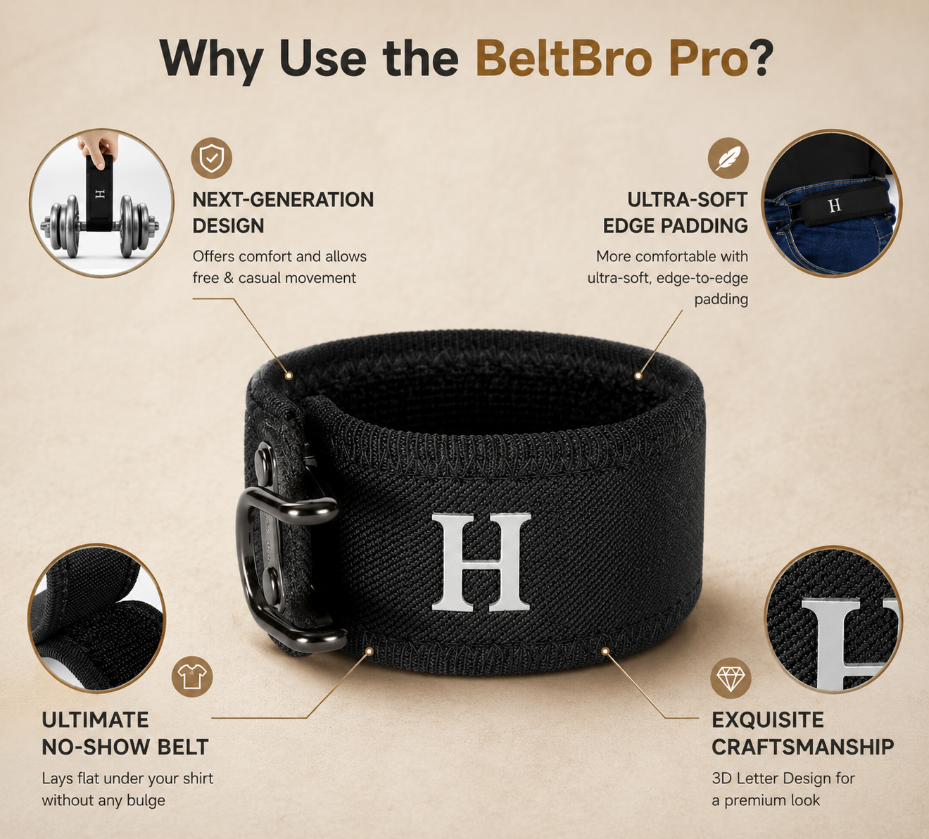 ZeroBuckle™ Tactical Elastic Belt (Pack of 2)