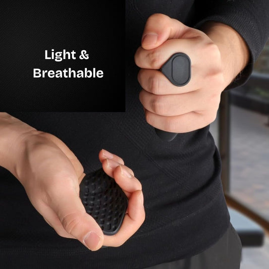 Anti-Slip Ergonomic Hand Grips - Black