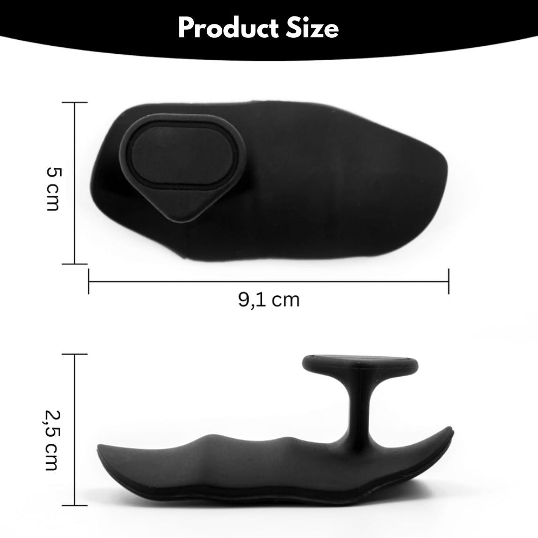 Anti-Slip Ergonomic Hand Grips - Black