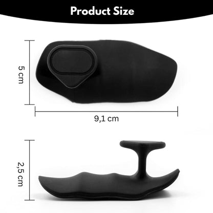 Anti-Slip Ergonomic Hand Grips - Black