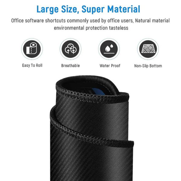 Anti-Slip Keyboard Shortcut Mat (80cm x 30cm)