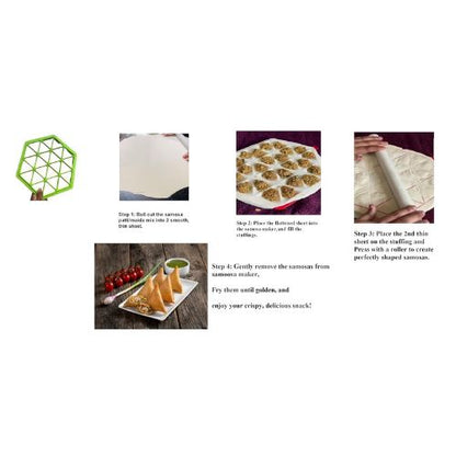 Samosa Maker (Makes 24 Samosas)- Easy Samosa Press Mould