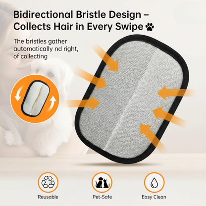 2-in-1 Pet Grooming and Hair Removal Gloves
