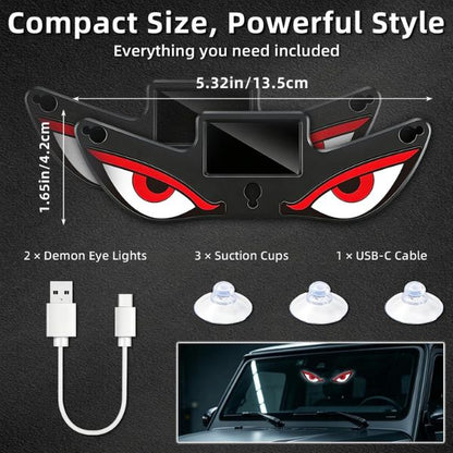 Devil Eye Solar Car LED Light