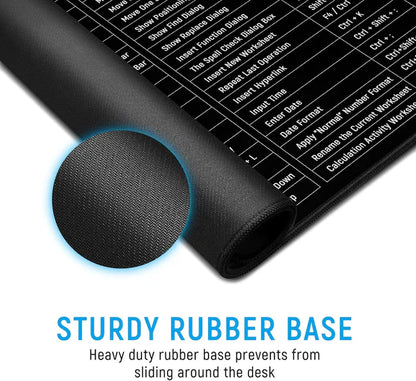 Anti-Slip Keyboard Shortcut Mat (80cm x 30cm)